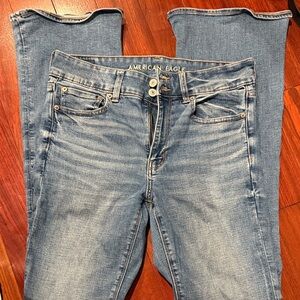 American Eagle Outfitters Women's Light Blue Skinny Jeans